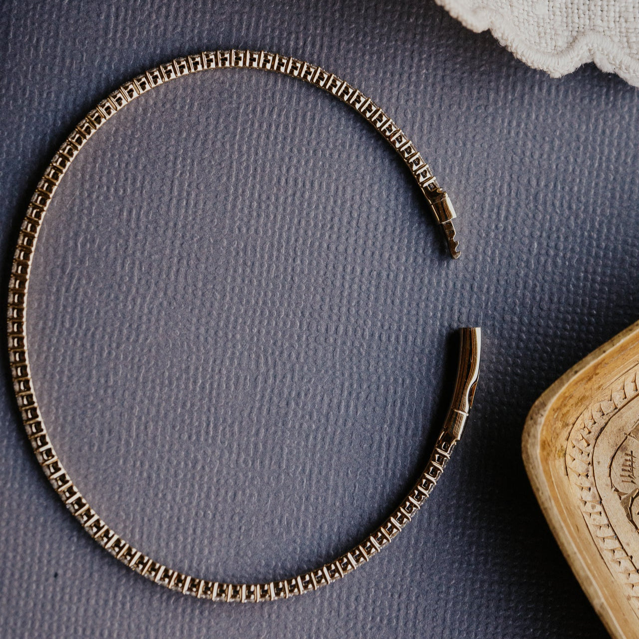 Round Diamond Eternity Bracelet