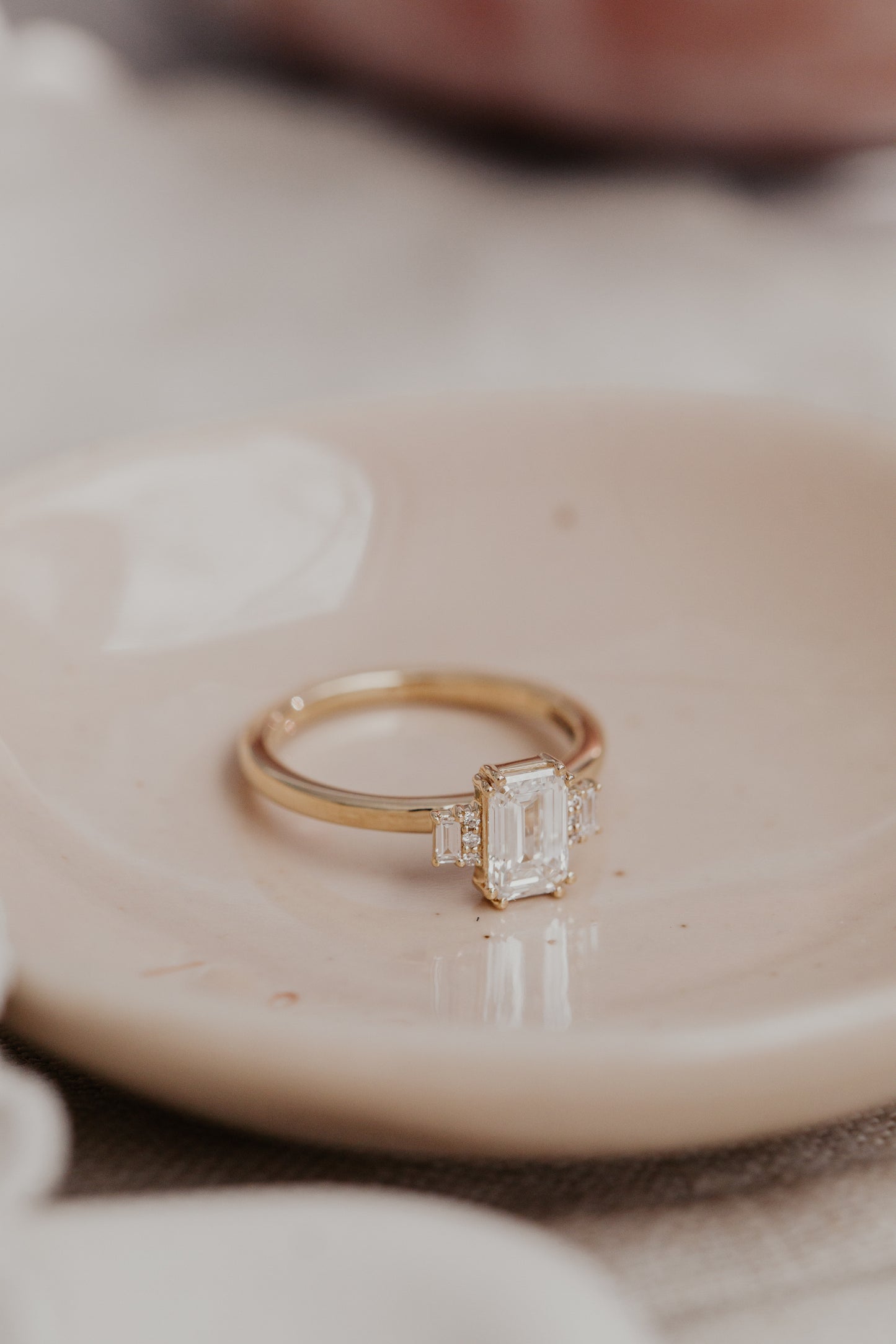 The Jules Emerald Cut Ring