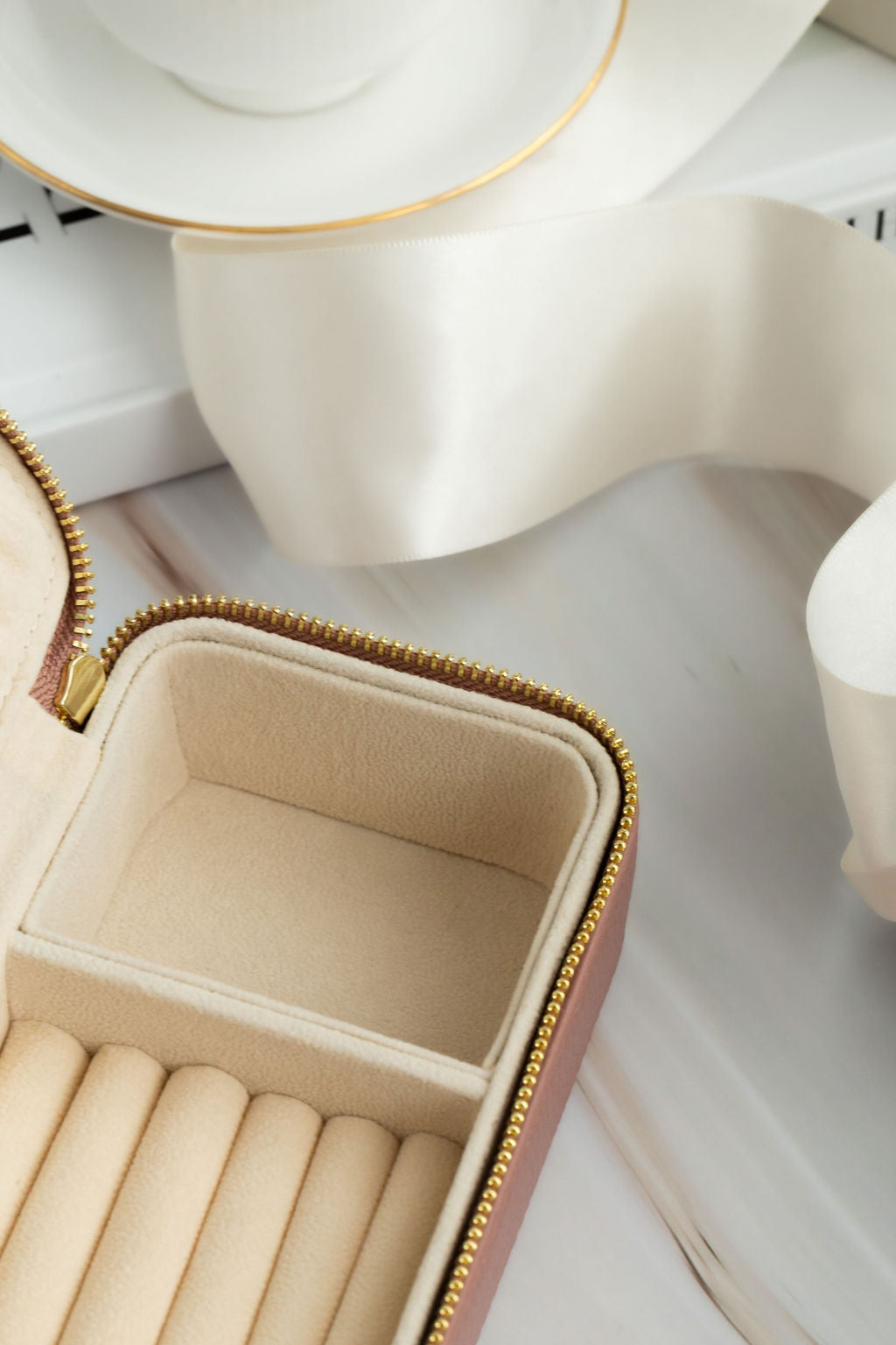 Pink Rectangle Travel Case