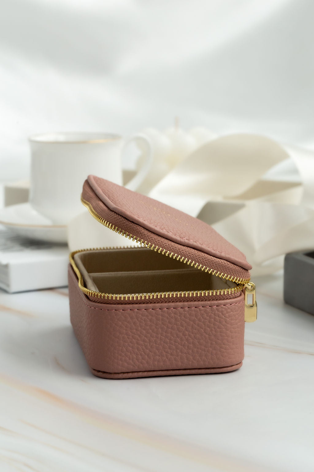 Pink Rectangle Travel Case