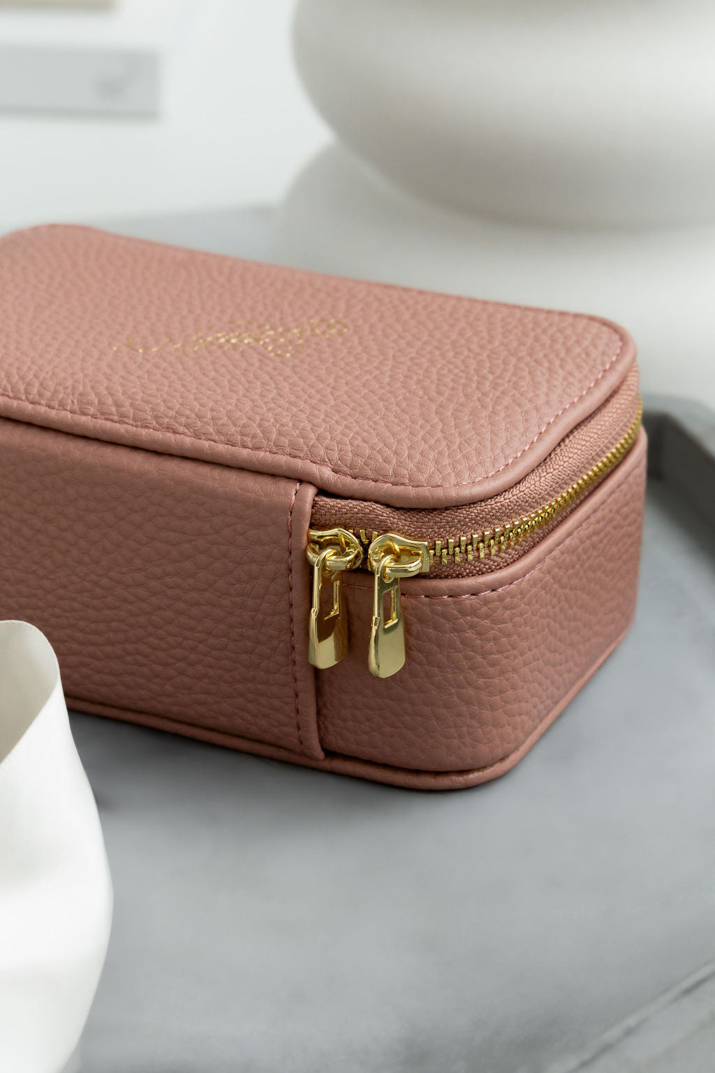Pink Rectangle Travel Case