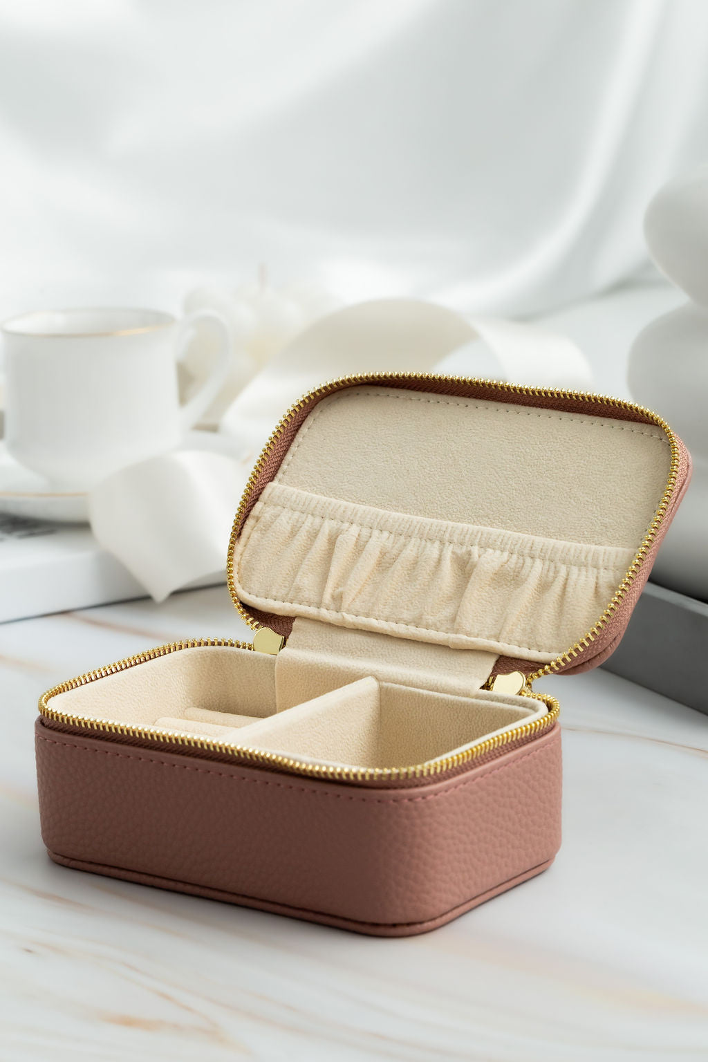 Pink Rectangle Travel Case