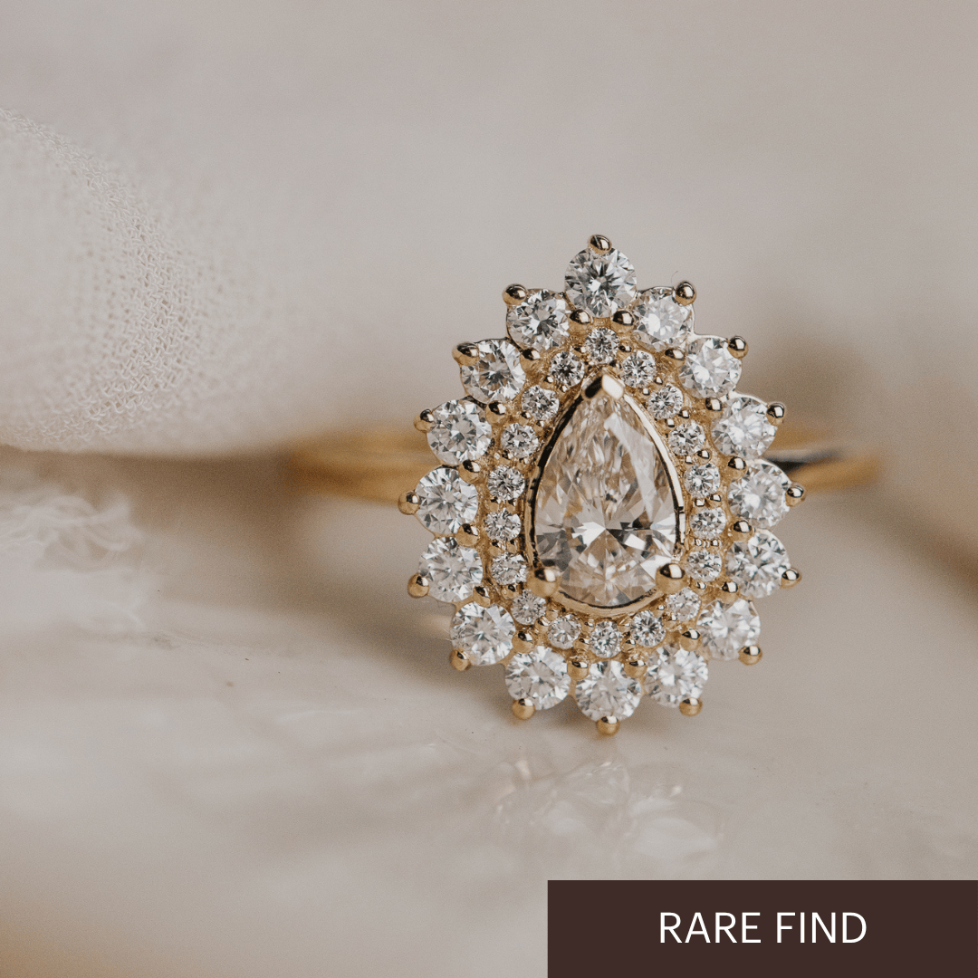 The Marseille .51 ct Pear Champagne Diamond Ring