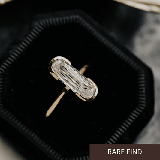 The Zadie 2.18 ct Elongated Cushion Lab Grown Diamond Ring