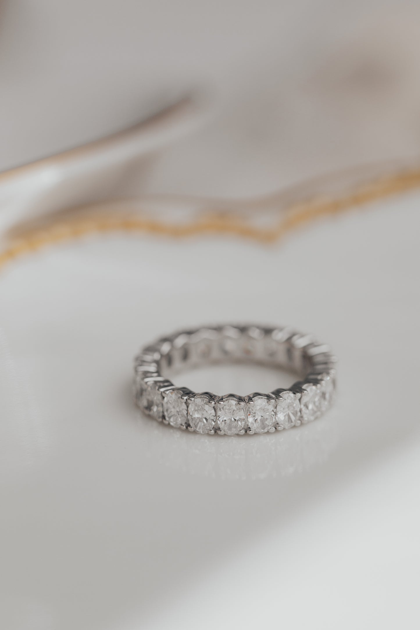 The Amara Oval Eternity Band