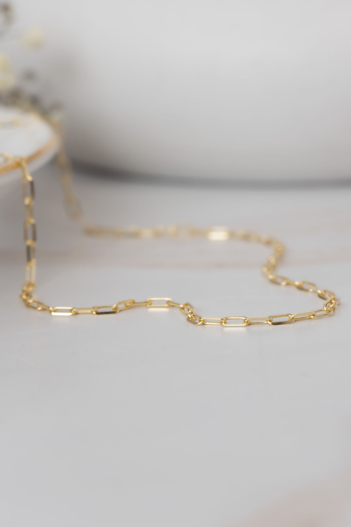 Paper Clip Chain Necklace