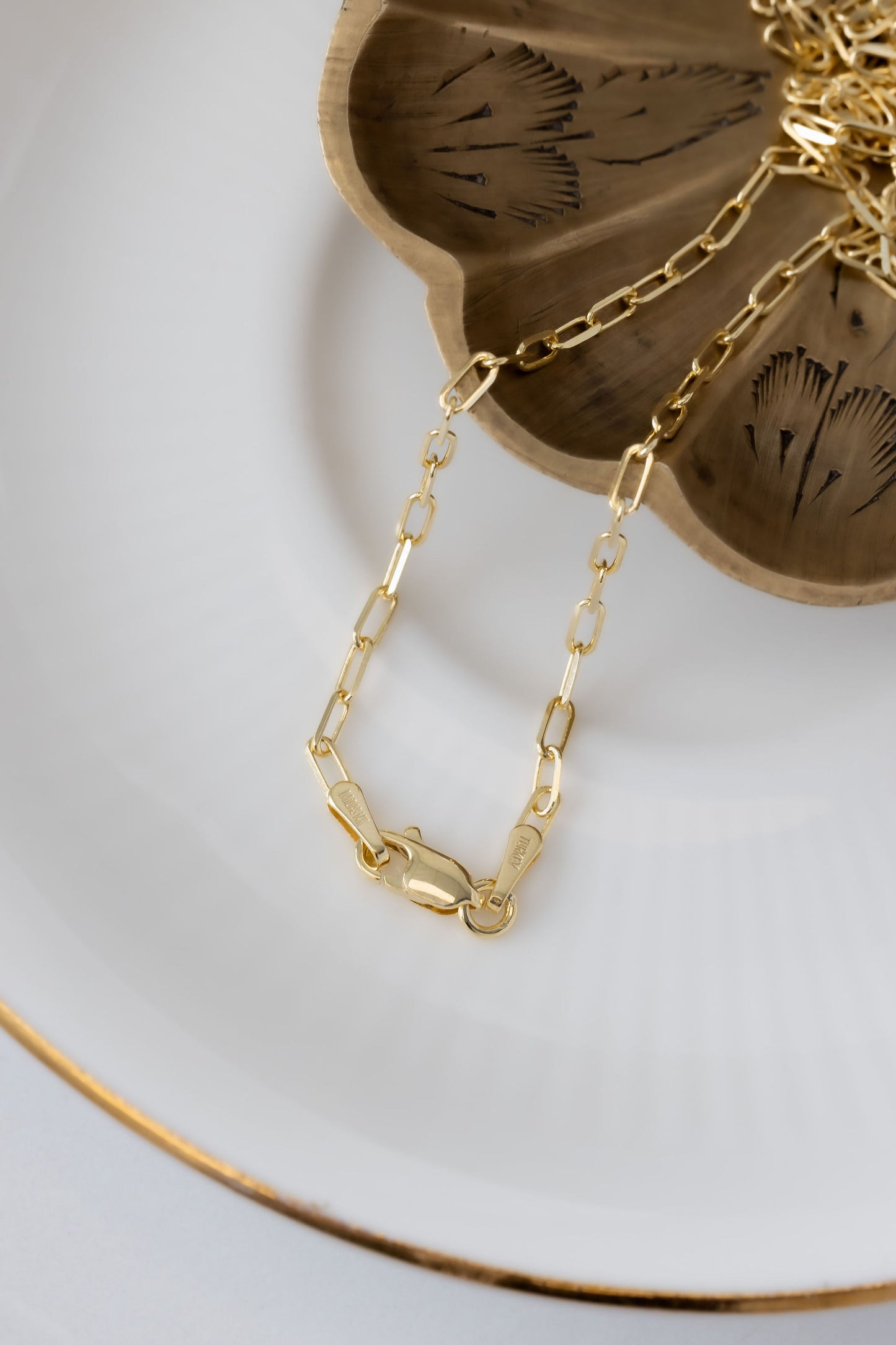 Paper Clip Chain Necklace