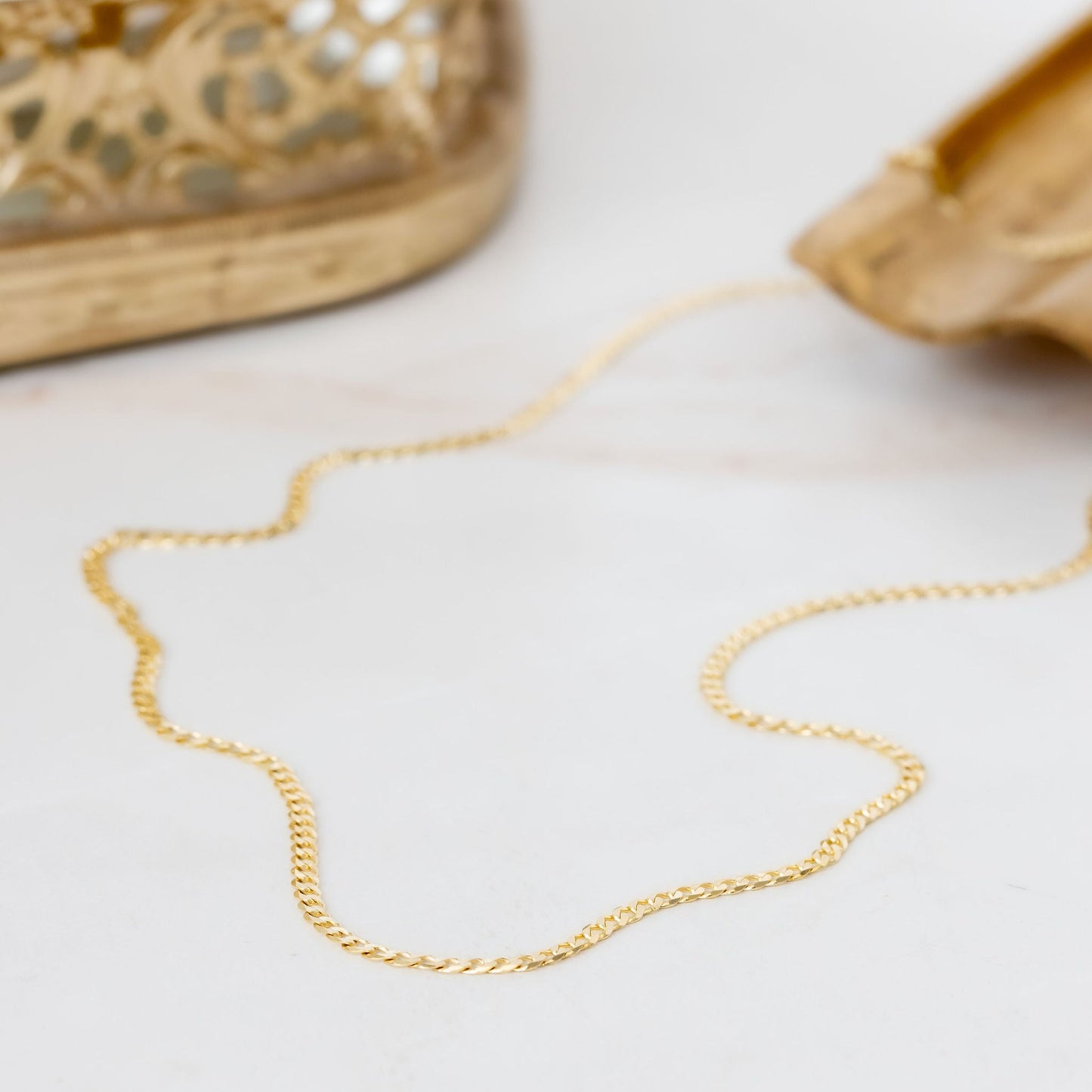 Classic Curb Chain Necklace