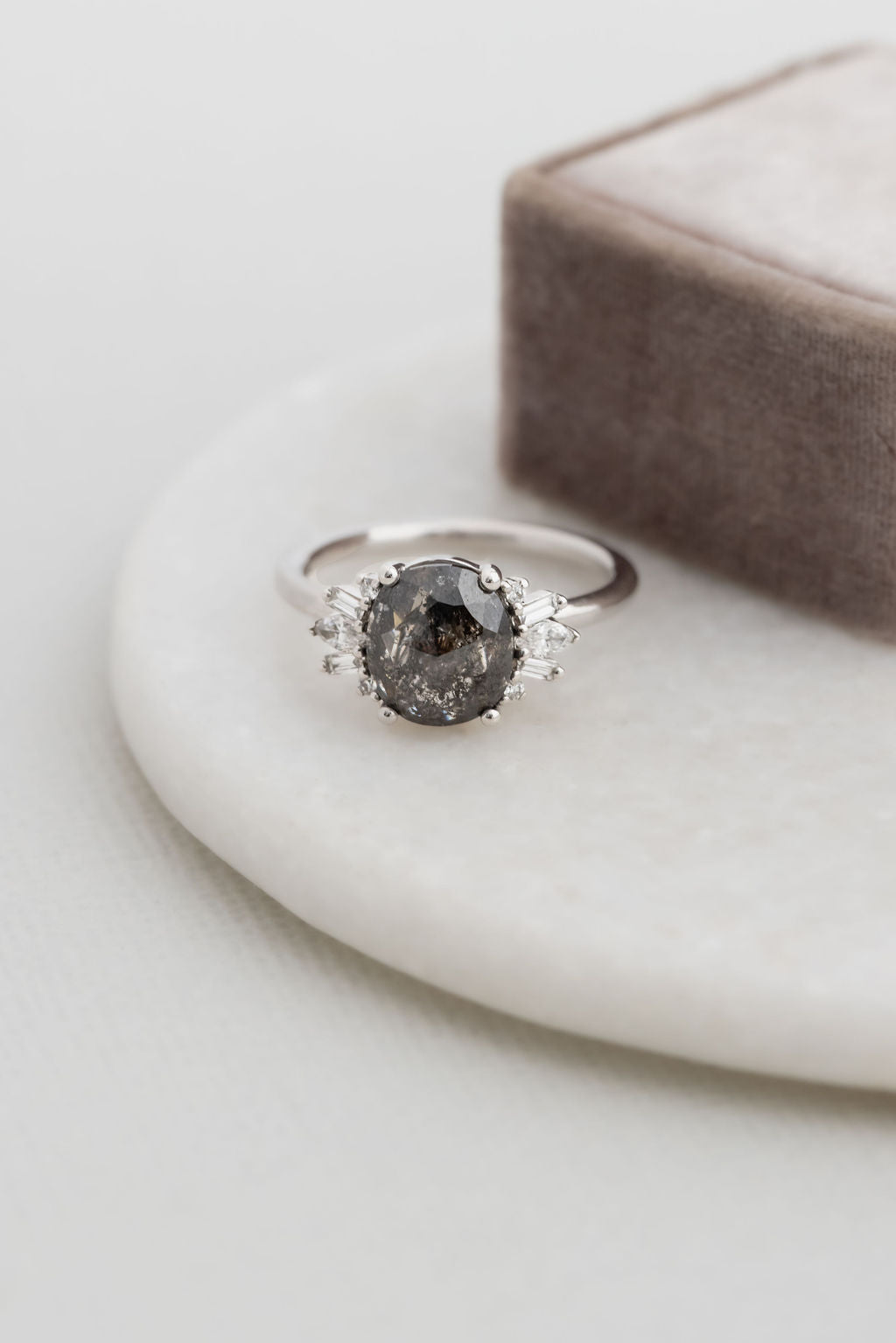 The Aquila 2.48 ct Cushion Galaxy Diamond Ring