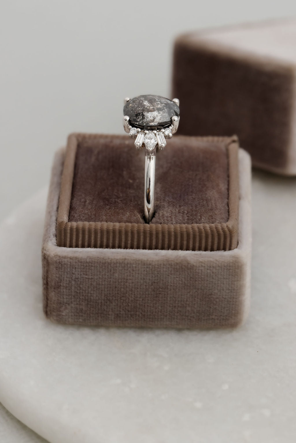 The Aquila 2.48 ct Cushion Galaxy Diamond Ring