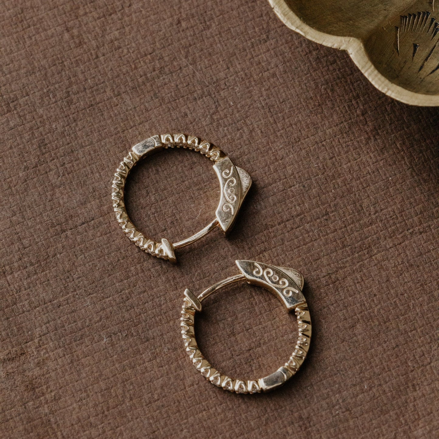 Small Inside Out Hoop Earrings