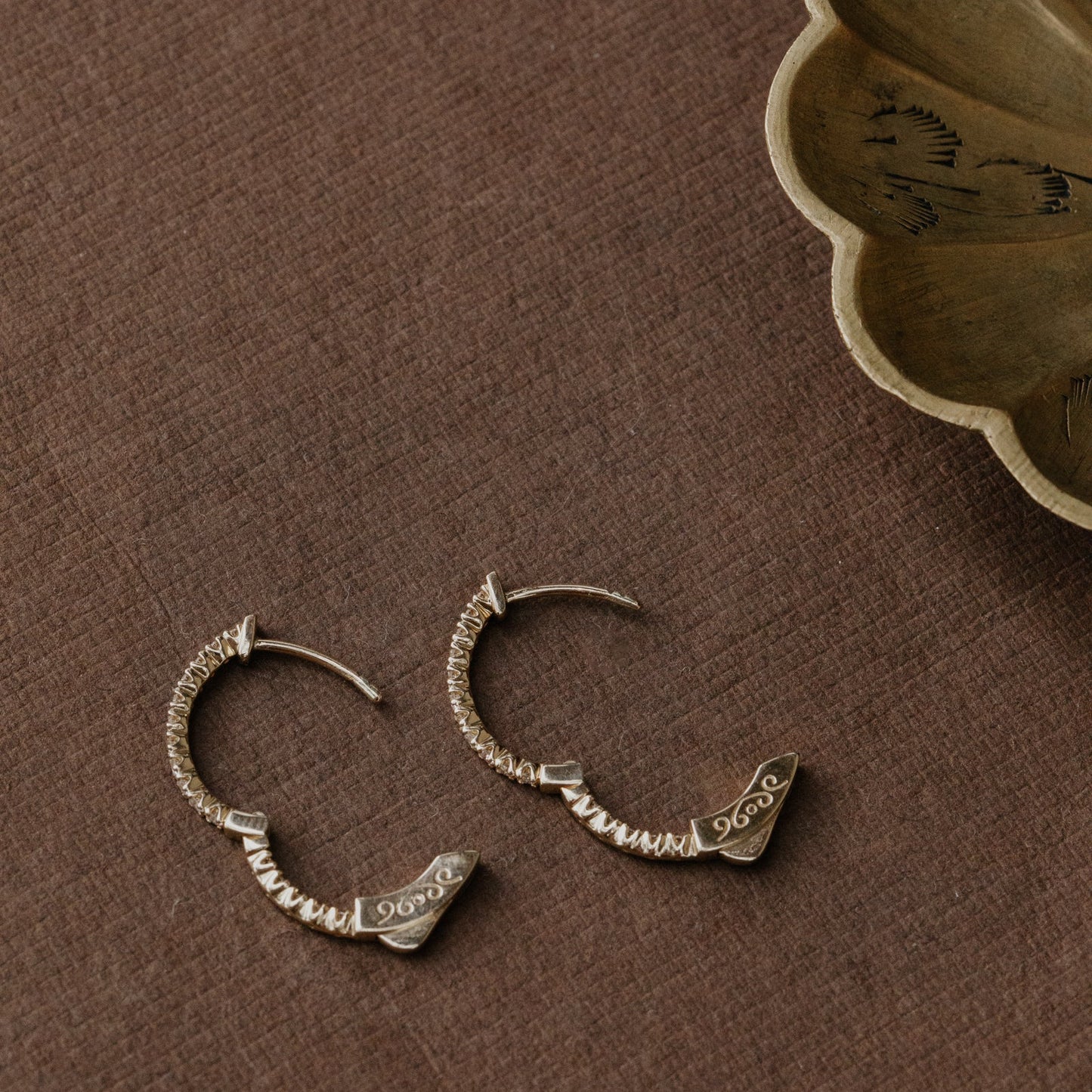 Small Inside Out Hoop Earrings