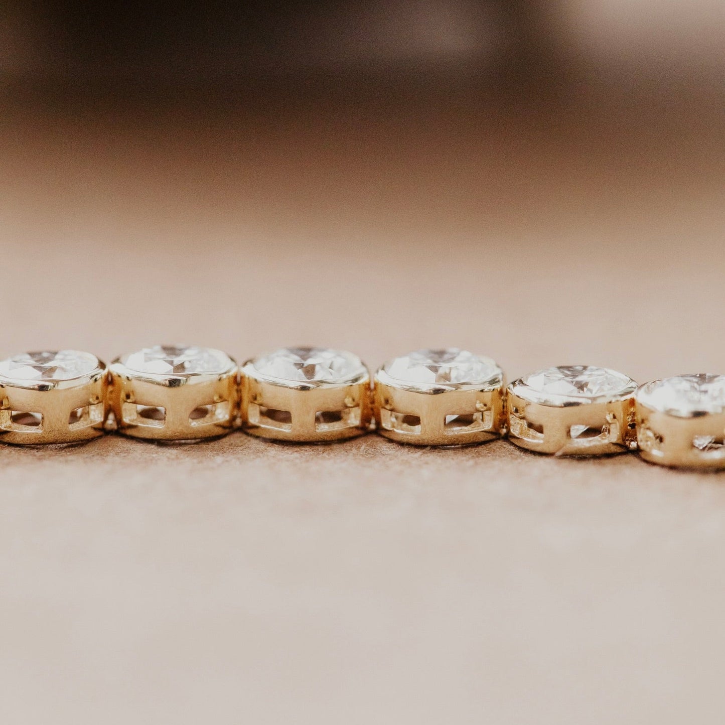 Bezel Tennis Bracelet