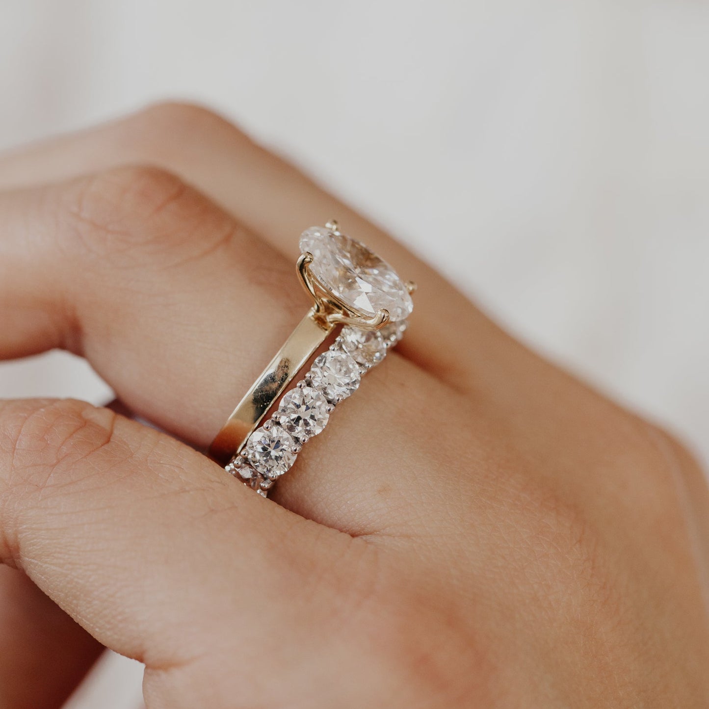 The Amara Round Eternity Band