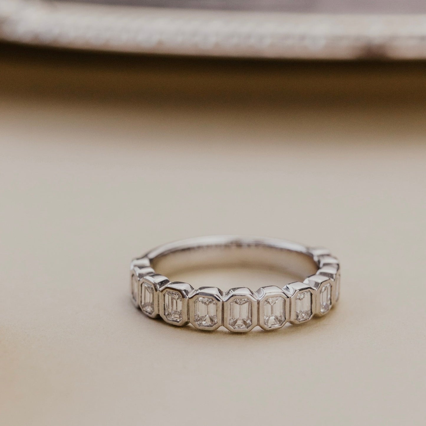 The Marlowe Emerald Cut Band