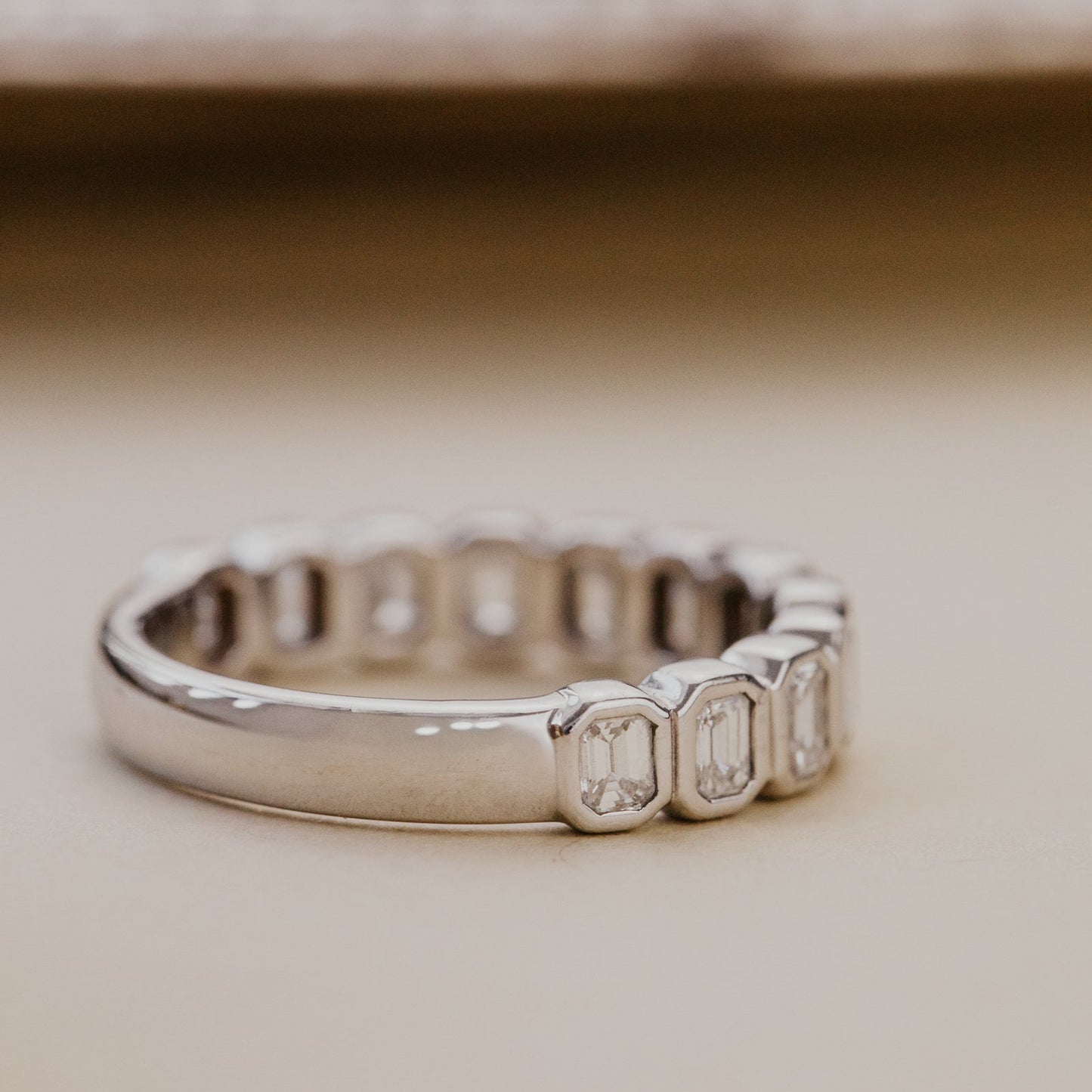 The Marlowe Emerald Cut Band