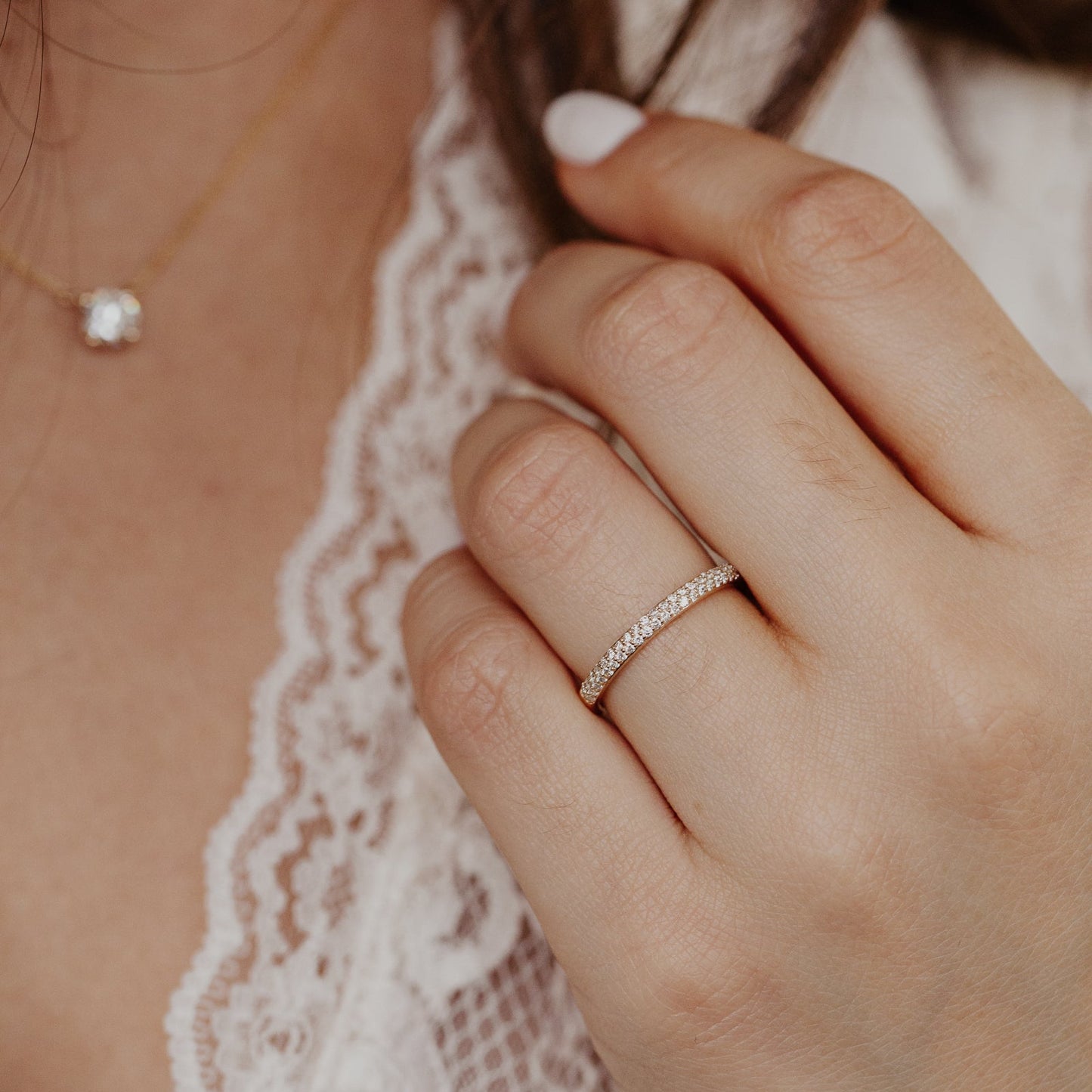 The Double Row Diamond Band