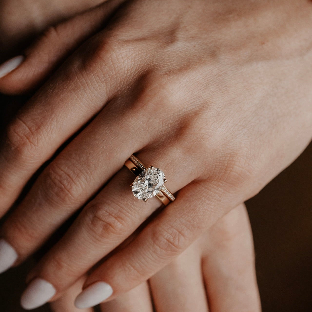 The Octavia Oval Solitaire Ring