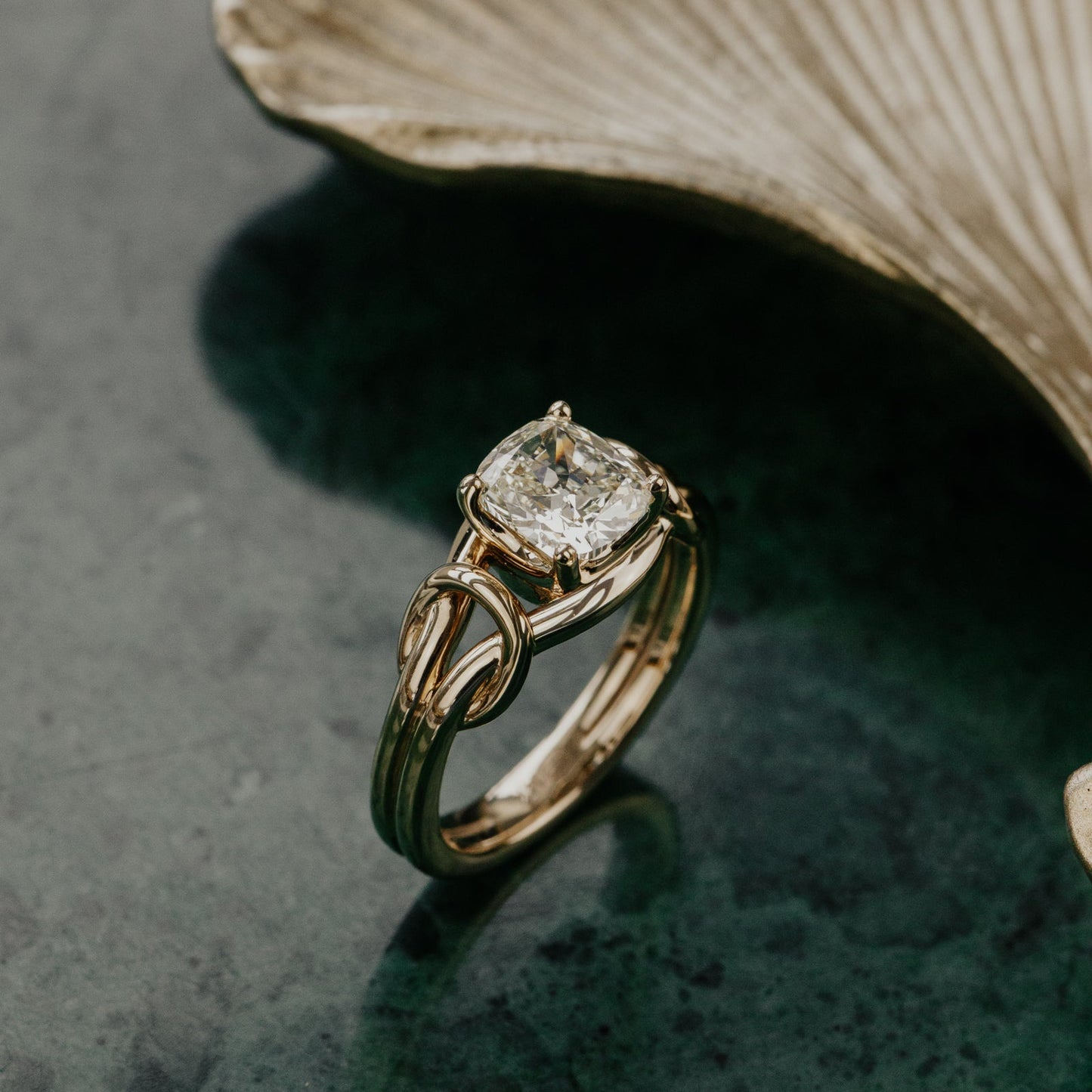 The Bella 1.45 ct Modified Old Mine Cut Diamond Ring