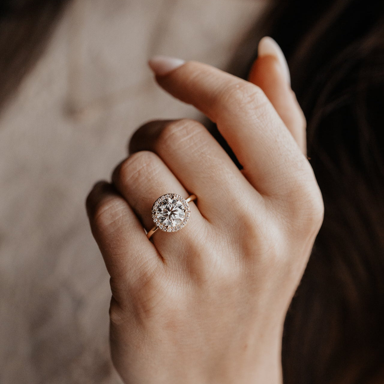 The Audrey Round Ring