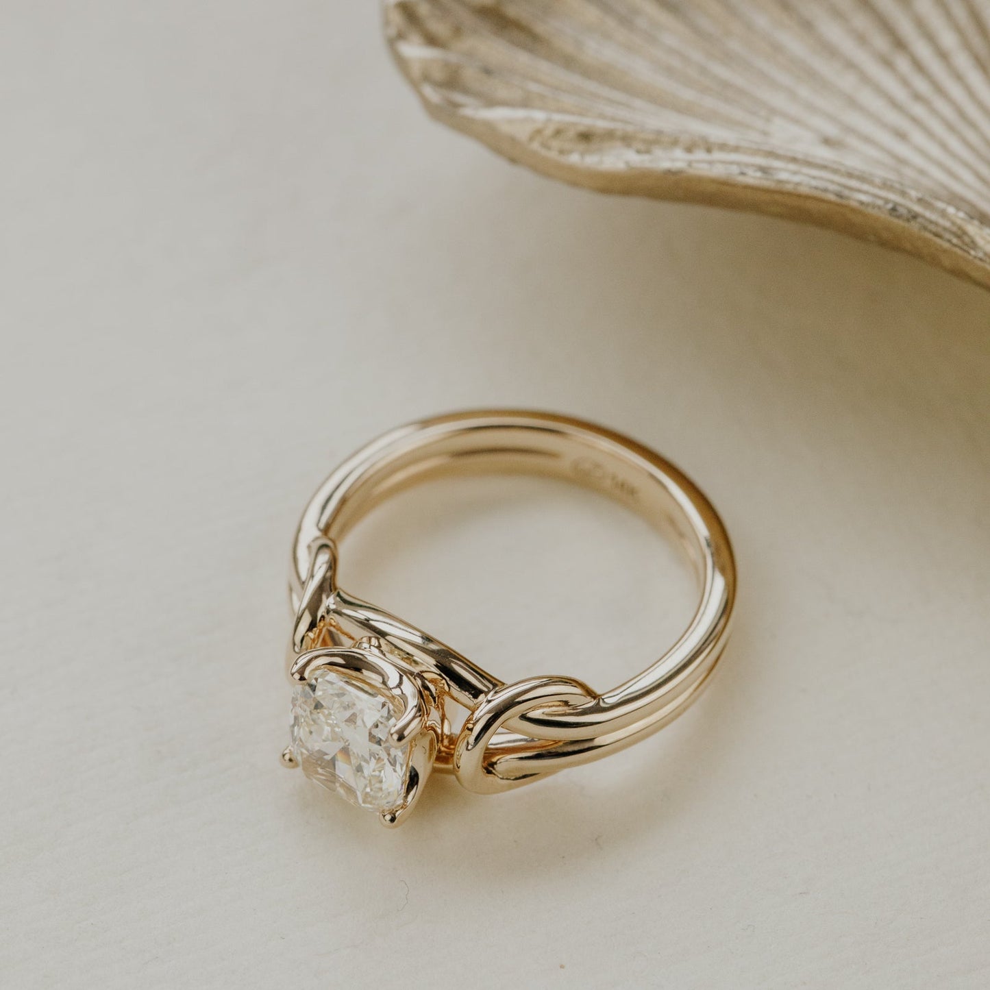 The Bella 1.45 ct Modified Old Mine Cut Diamond Ring