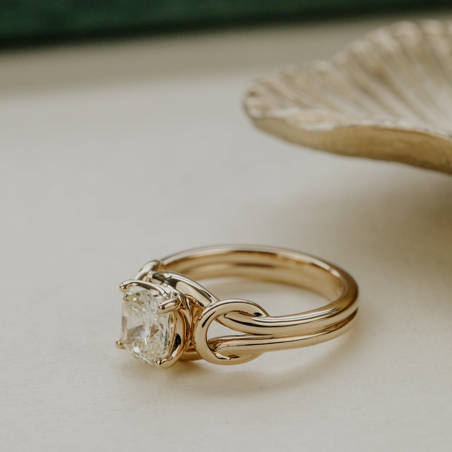 The Bella 1.45 ct Modified Old Mine Cut Diamond Ring