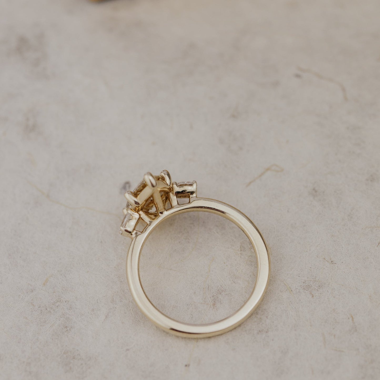 The Ruth 2.04 ct Champagne Pear Diamond Ring
