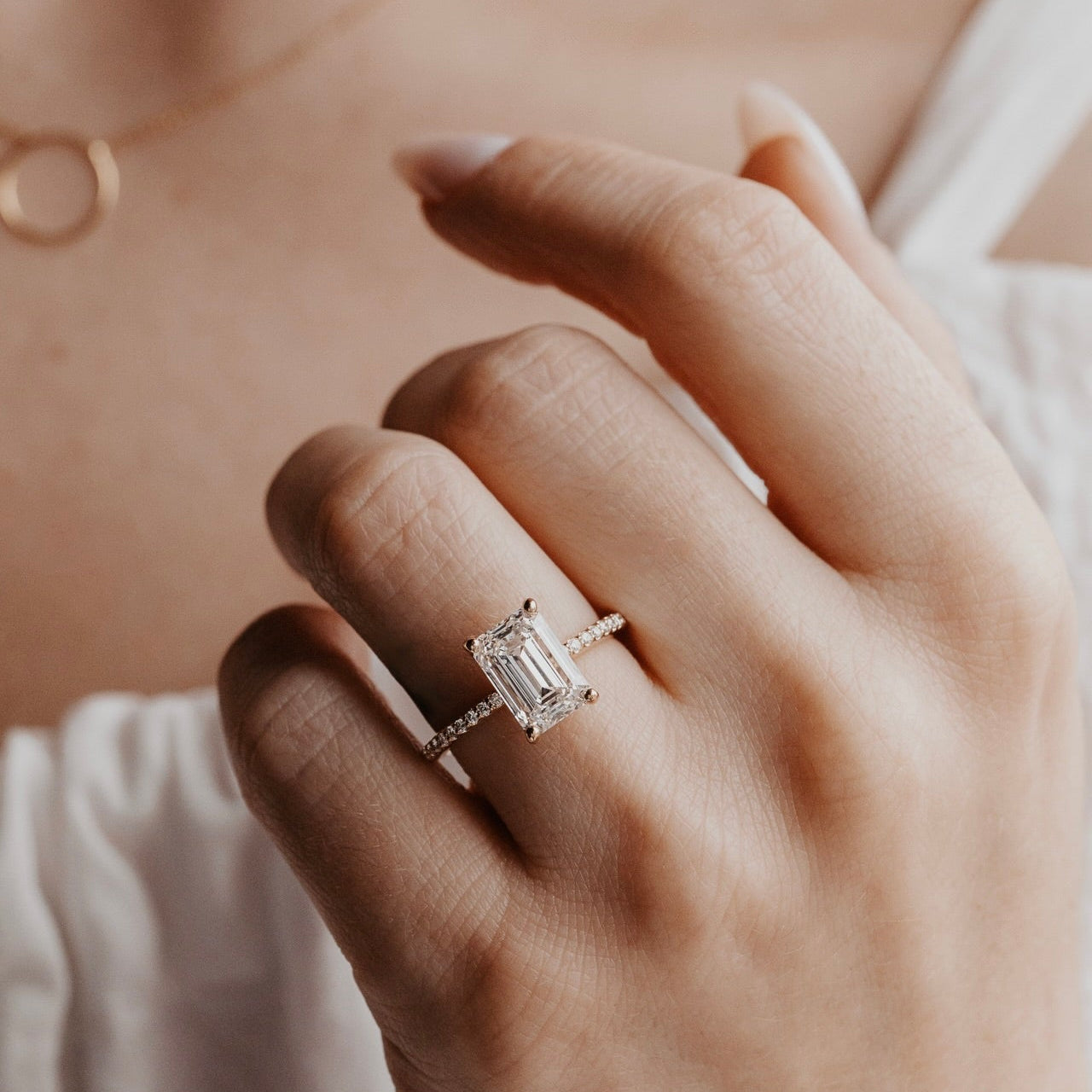 The Jenna Emerald Cut Ring