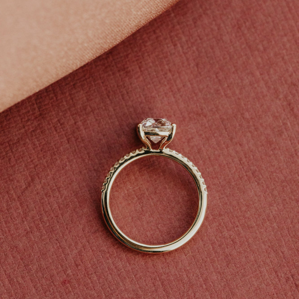 The Jenna 2.90 ct Elongated Cushion Lab Grown Diamond Ring