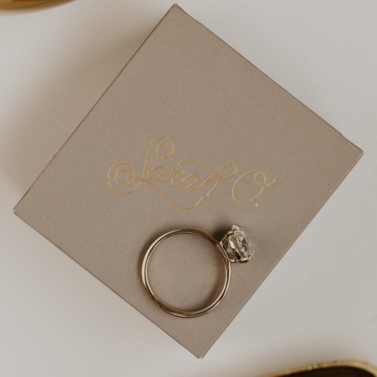 The Octavia Oval Solitaire Ring