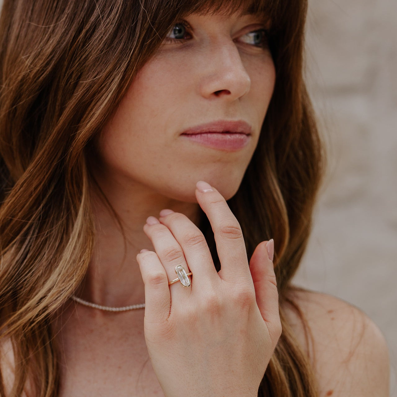 The Zadie 2.18 ct Elongated Cushion Lab Grown Diamond Ring