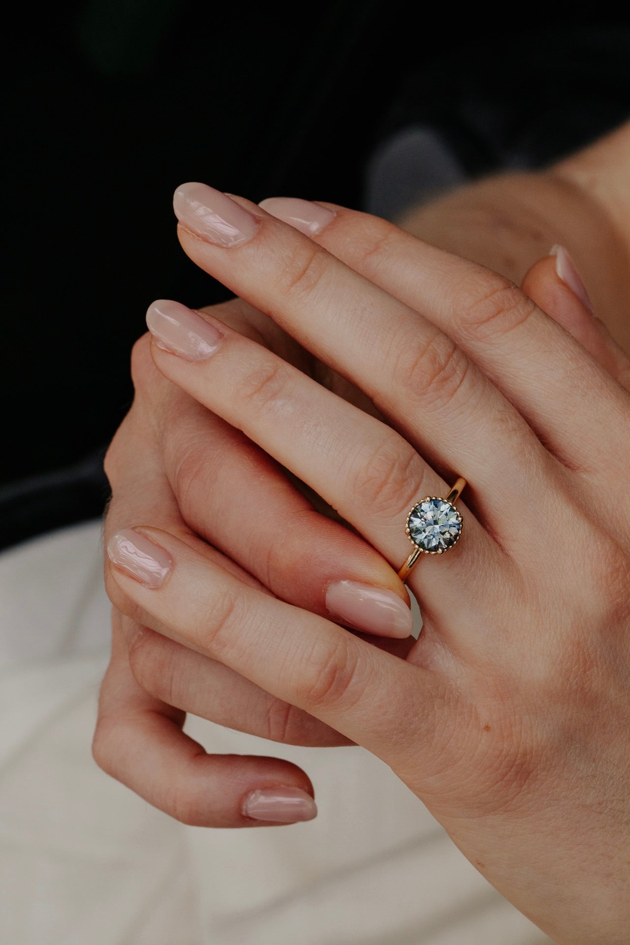 The Charlotte 2.29 ct Round Montana Sapphire Solitaire