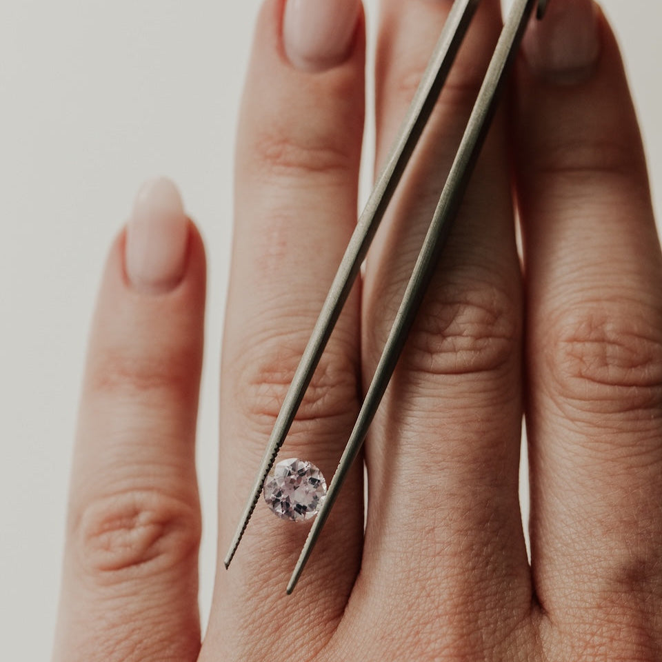 Build Your Own 1.53 ct Round Pink Sri Lanka Sapphire Ring