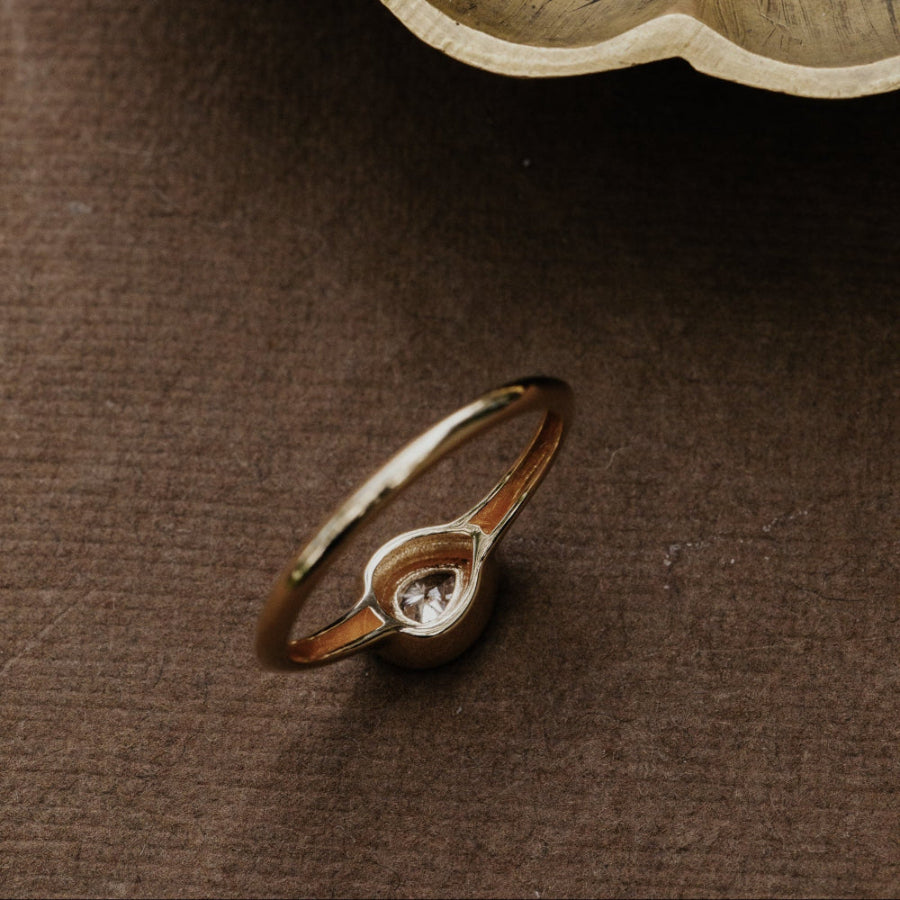 The Canopy Pear Lab Grown Diamond Ring