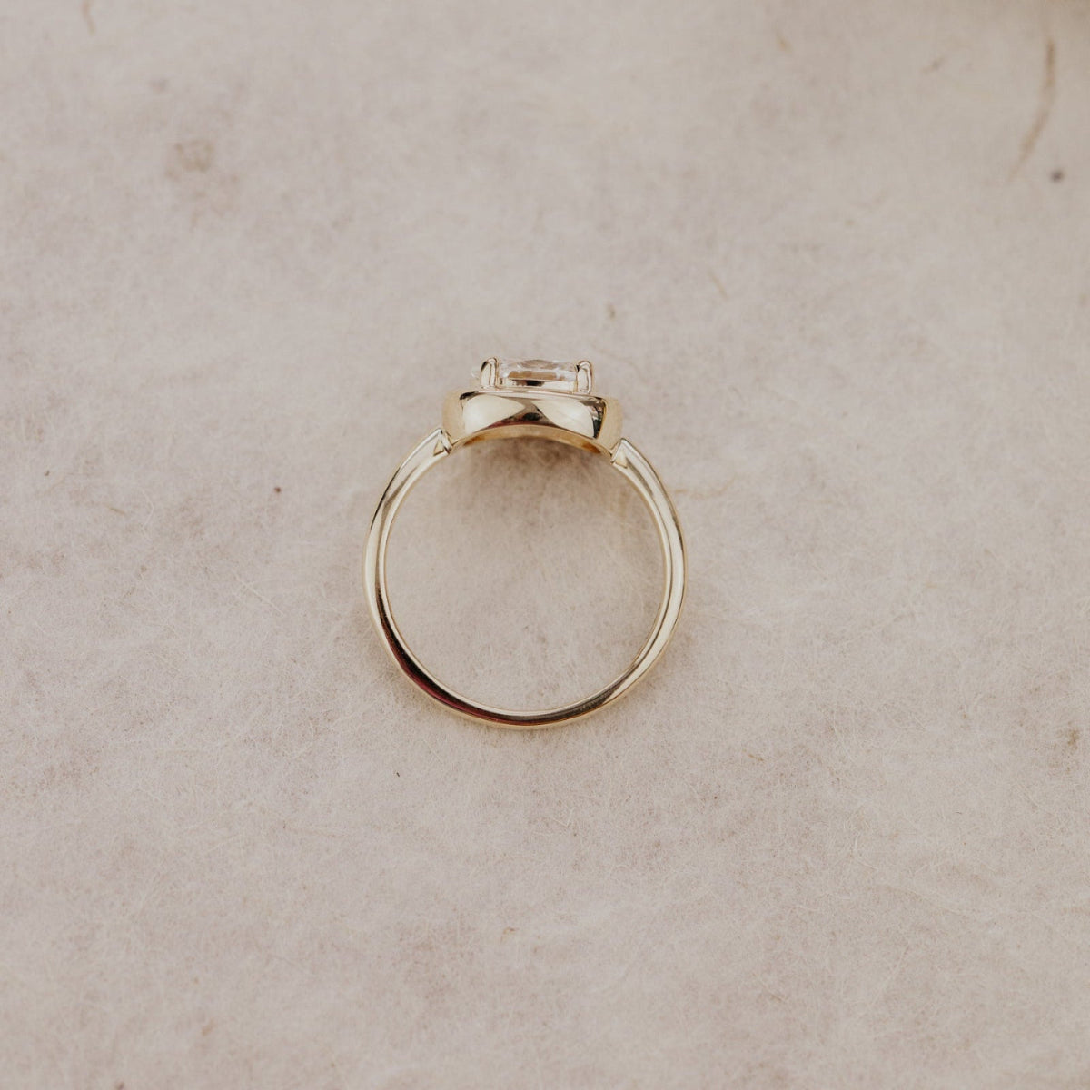The Dawn Oval Lab Grown Diamond Pinky Ring