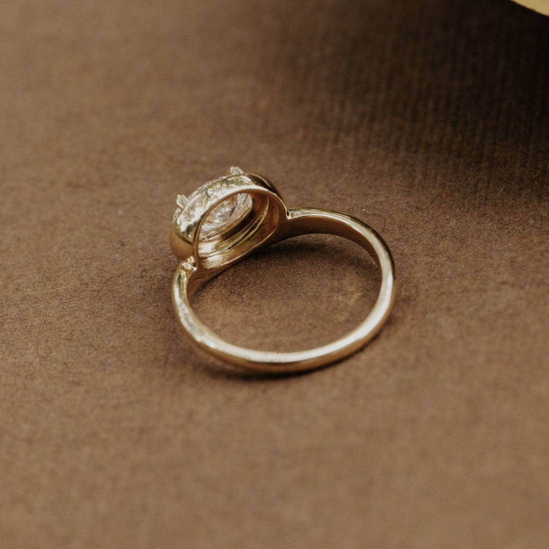 The Dawn Oval Lab Grown Diamond Pinky Ring