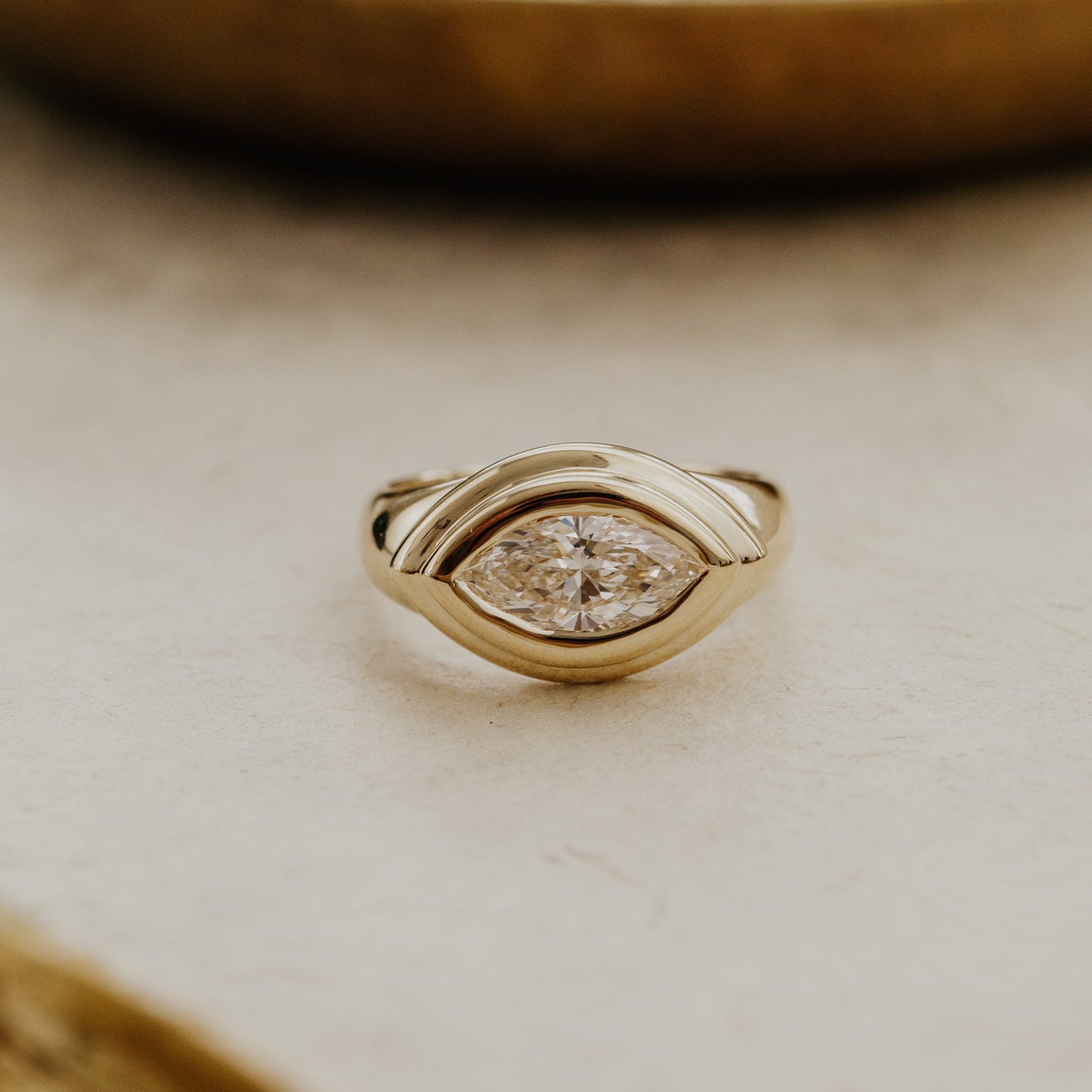 The Echo Marquise Lab Grown Diamond Ring