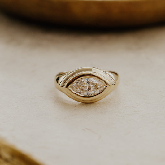 The Echo Marquise Lab Grown Diamond Ring