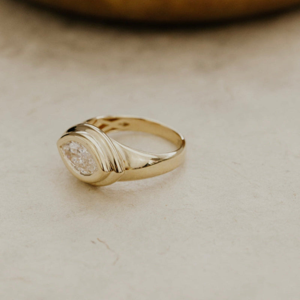 The Echo Marquise Lab Grown Diamond Ring