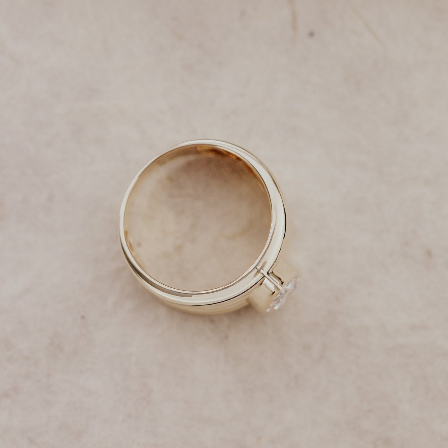 The Eclipse Pear Lab Grown Diamond Ring