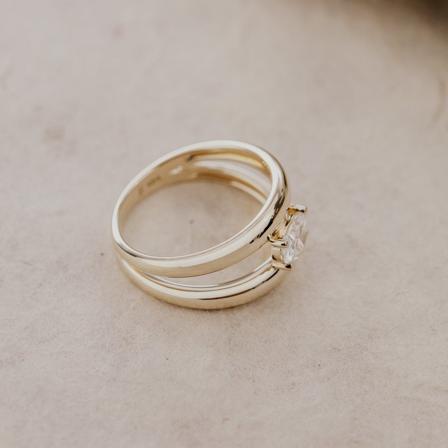 The Orbit Oval Lab Grown Diamond Ring