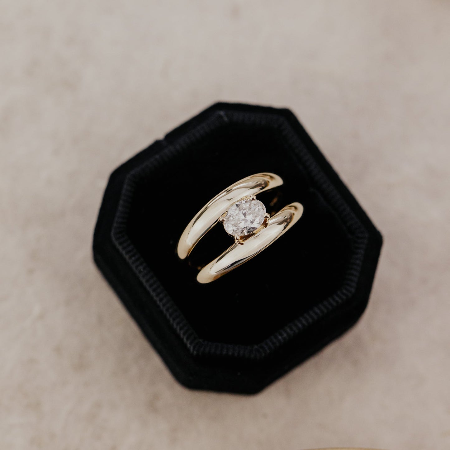 The Orbit Oval Lab Grown Diamond Ring