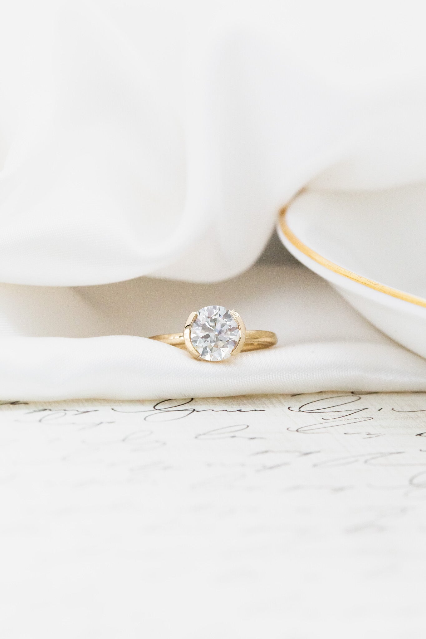 The Zadie 2.10 ct Round Lab Grown Diamond Solitaire