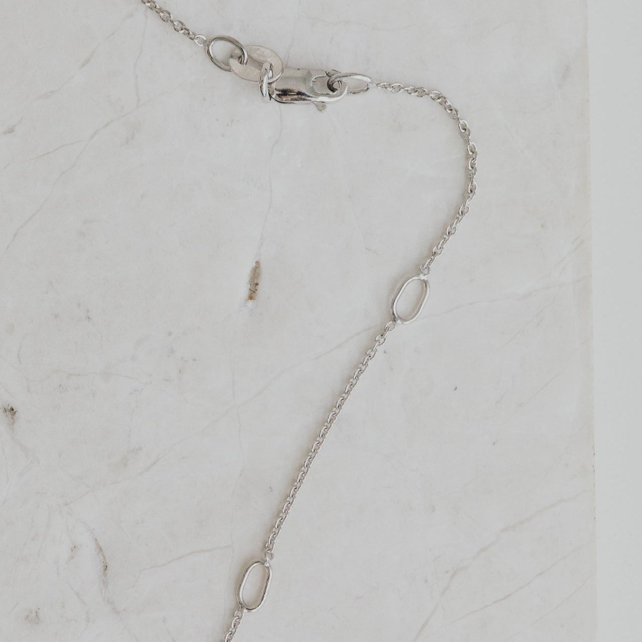 Build Your Own .64 ct Round Blue Australian Sapphire Charm Necklace