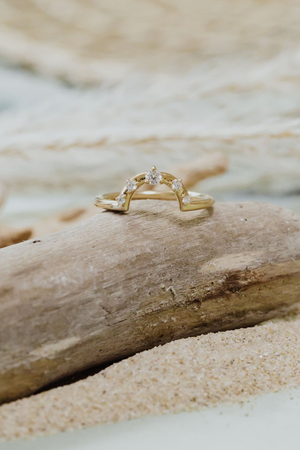 The Carmen Tracer Diamond Band at the beach