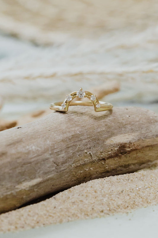 The Carmen Tracer Diamond Band at the beach