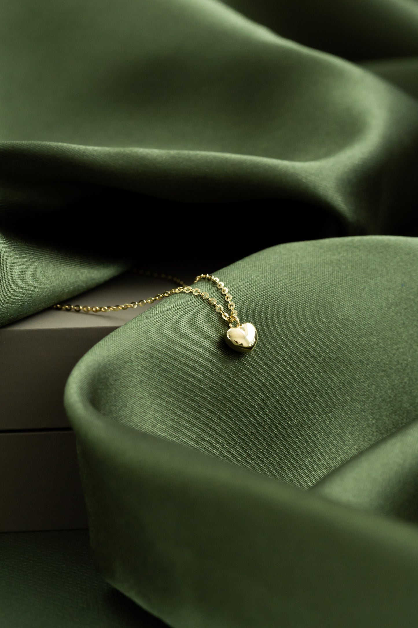 Tiny Gold Heart Necklace