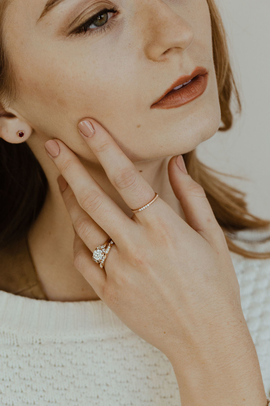 The Jane Diamond Band on a models hand