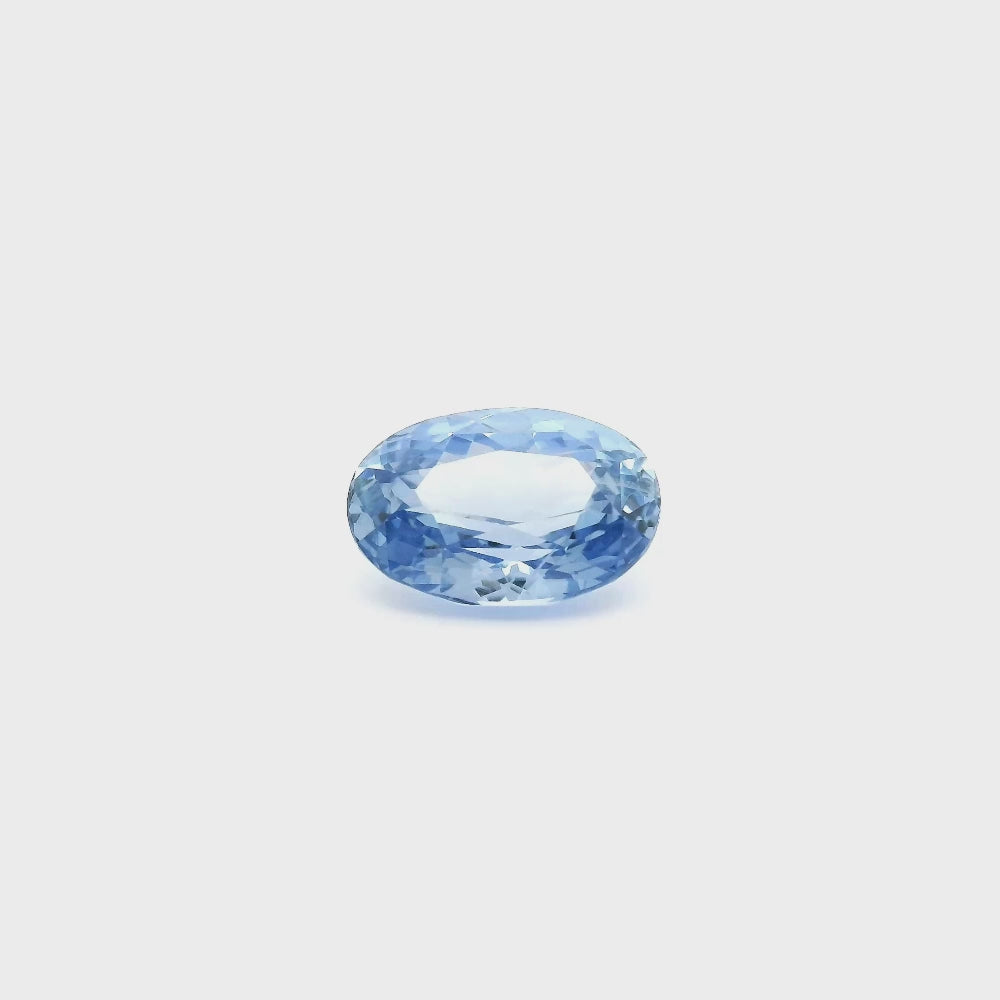 2.98 ct Oval Light Blue Sri Lanka Sapphire