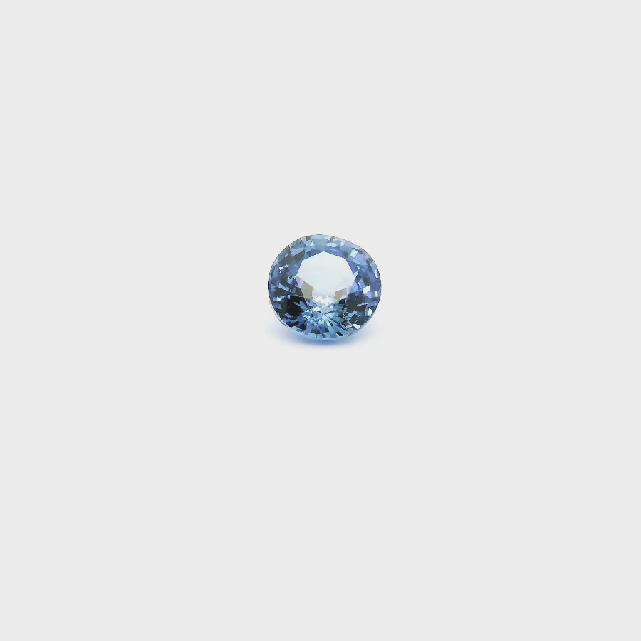 1.89 ct Round Ceylon Blue Sapphire Stone